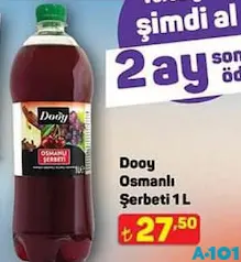 DOOY OSMANLI ŞERBETİ 1 L fiyat ve kampanya bilgisi